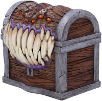 Nemesis Now Box 11.3cm Offiziell lizenzierte Dungeons & Dragons Mimic Dice Aufbewahrungsbox, Harz, braun