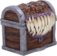 Nemesis Now Box 11.3cm Offiziell lizenzierte Dungeons & Dragons Mimic Dice Aufbewahrungsbox, Harz, braun