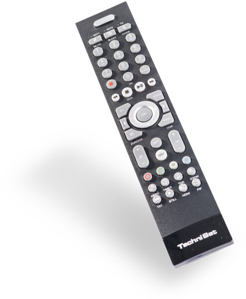 TechniSat TECHNICONTROL Fernbedienung (passend zu ISIO-Digitalreceivern und ISIO-TV-Geräten von TechniSat) schwarz